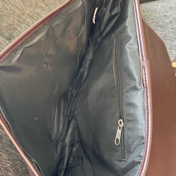 Blue Jays Star Wars Brown Leather Messenger Bag with Classic Design - Picture 4 of 8